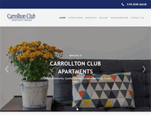 Tablet Screenshot of carrolltonclub.com